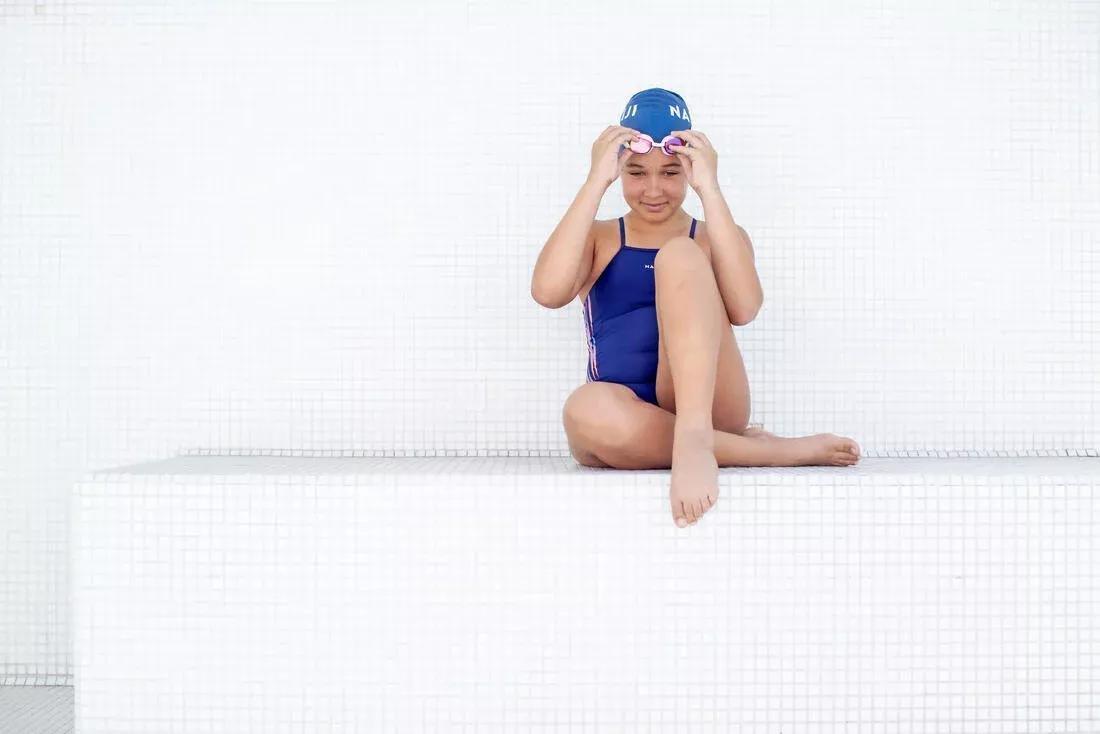 Silicone Swim Cap, Snow White, No Color, large image number 7