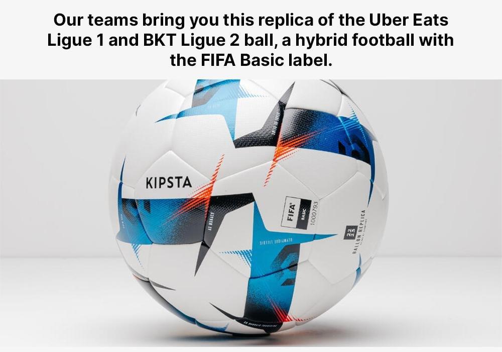 Bkt Ligue 2 Official Replica Ball 2022 - Size 5, White, No Color, large image number 19