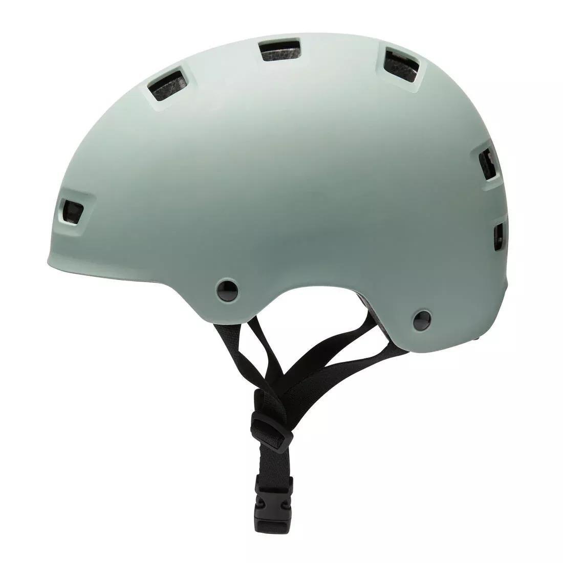 Inline Skating Skateboarding Scootering Helmet - MF500, Green, No Color, medium