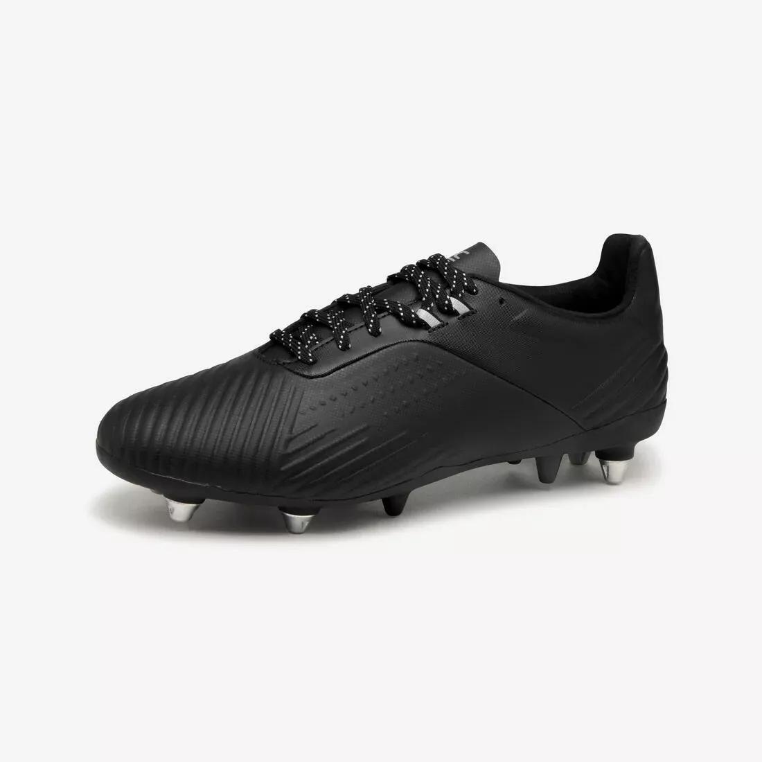Adult Hybrid Rugby Boots - Advance R500 SG, Black, No Color, medium