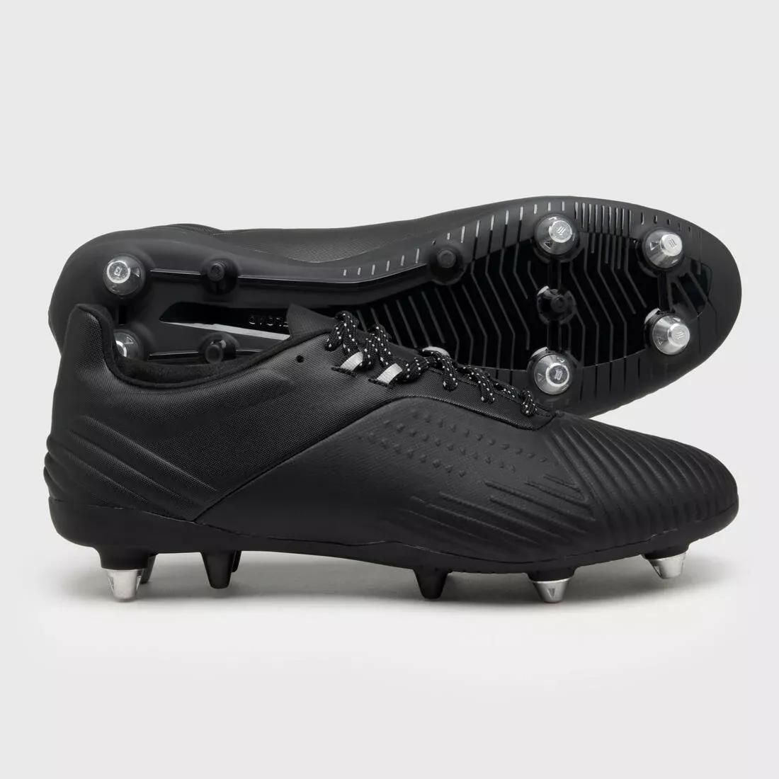 Adult Hybrid Rugby Boots - Advance R500 SG, Black, No Color, medium