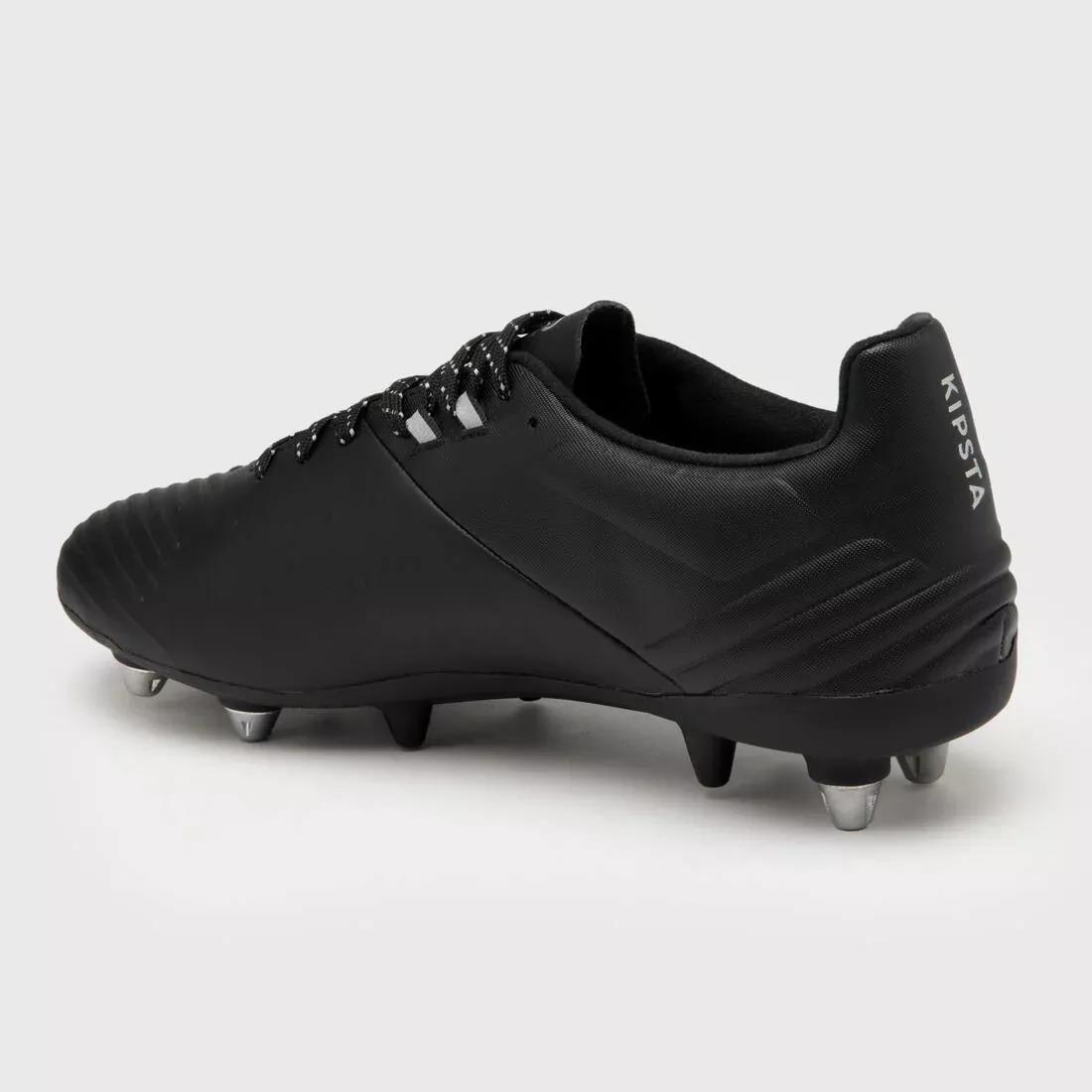 Adult Hybrid Rugby Boots - Advance R500 SG, Black, No Color, large image number 3