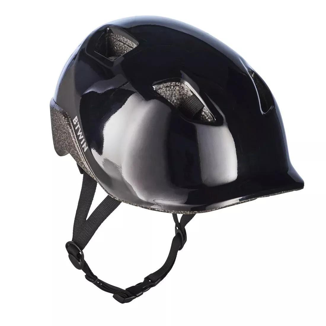 Unisex Kids Bike Helmet, 100, Black, , large image number 0