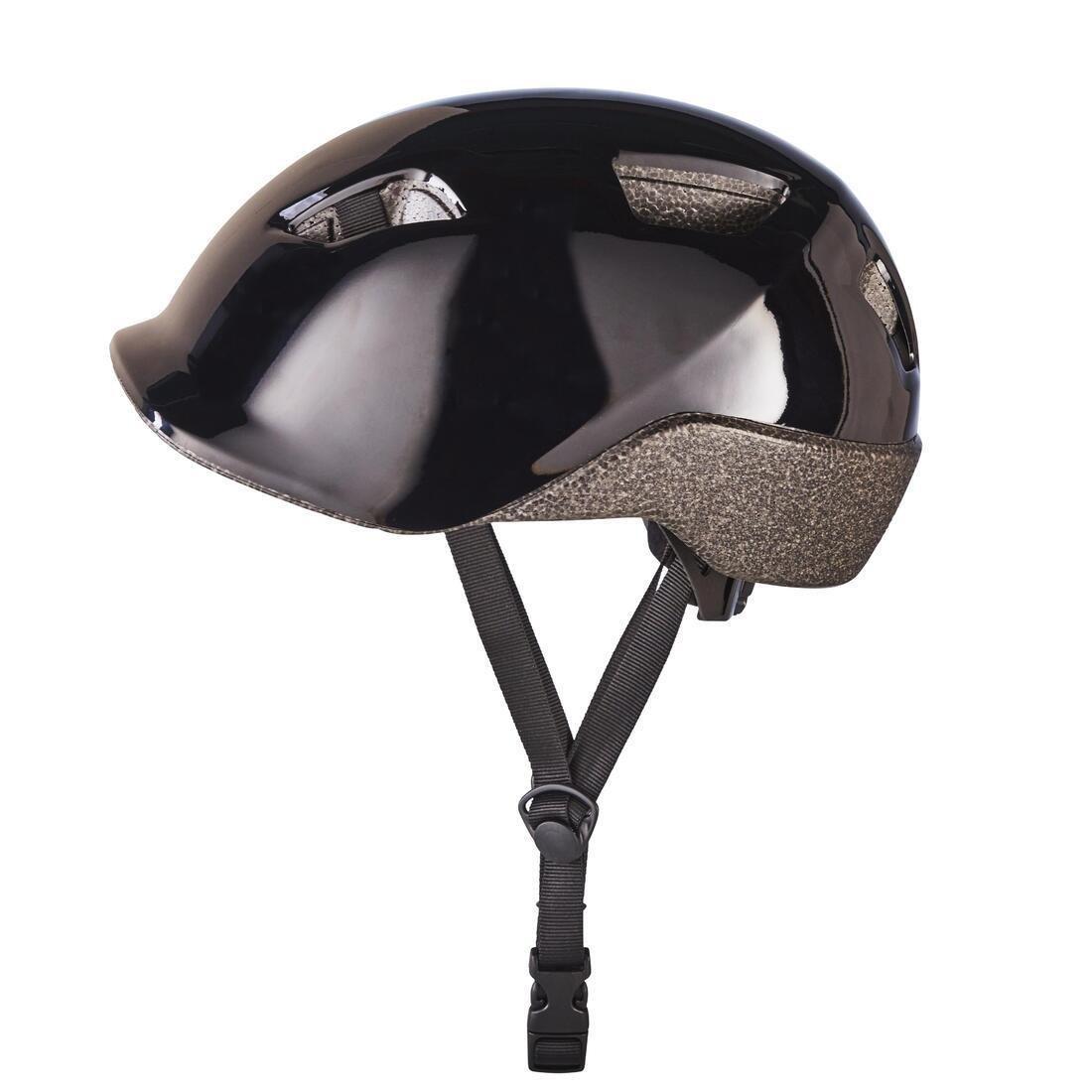 Unisex Kids Bike Helmet, 100, Black, , large image number 3