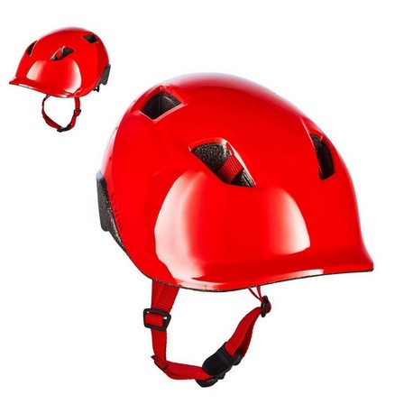 BTWIN - Unisex Kids Helmet, Red