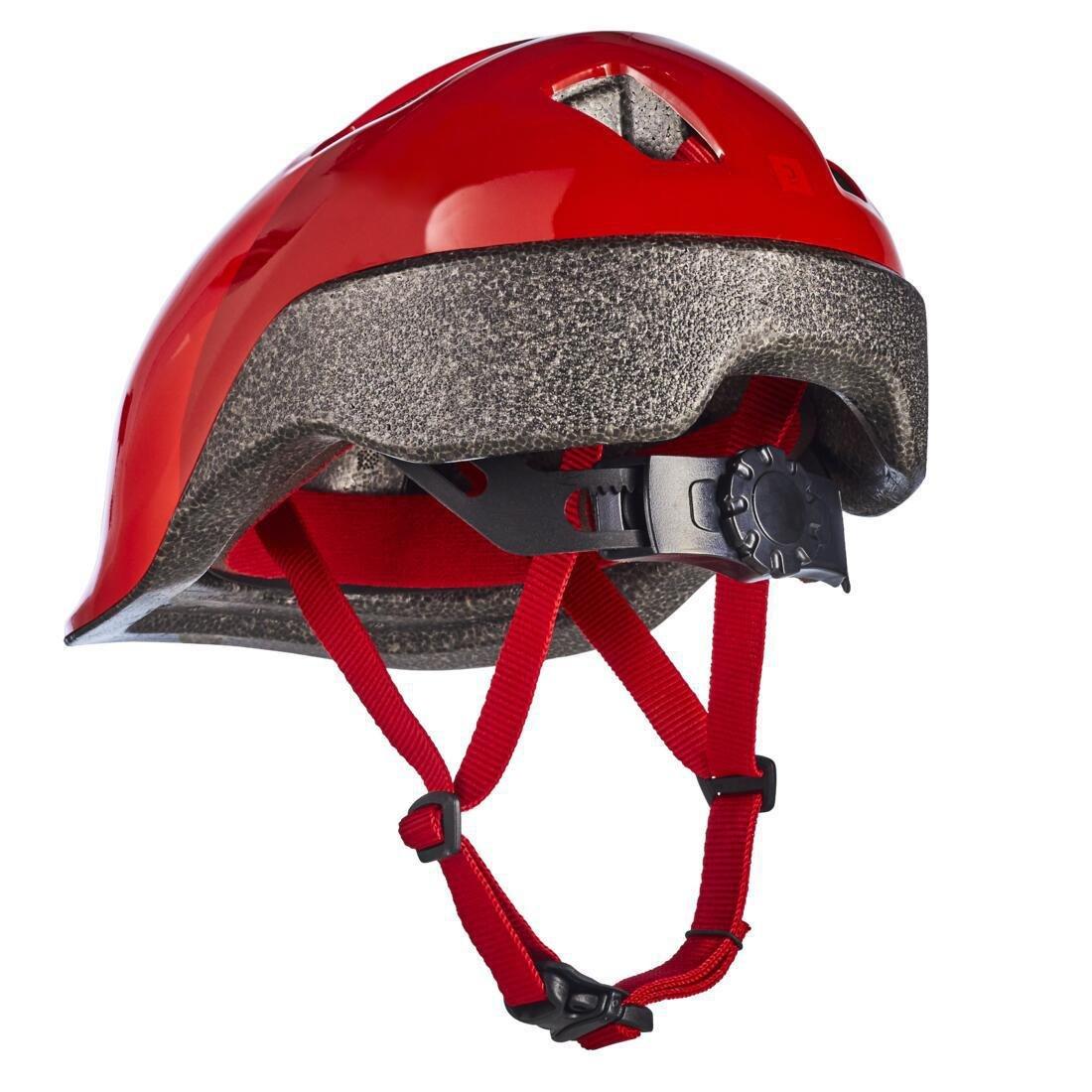 BTWIN - Unisex Kids Helmet, Red