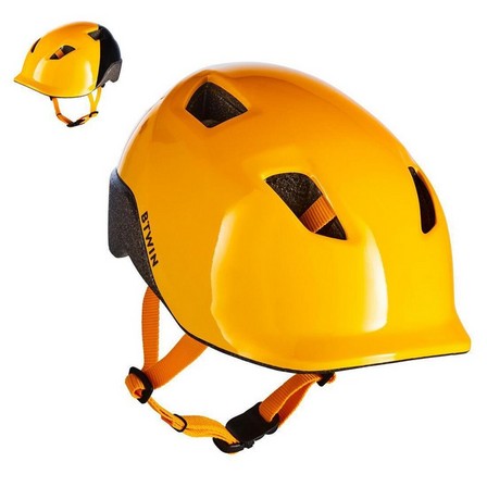 BTWIN - Unisex Kids Helmet, Yellow