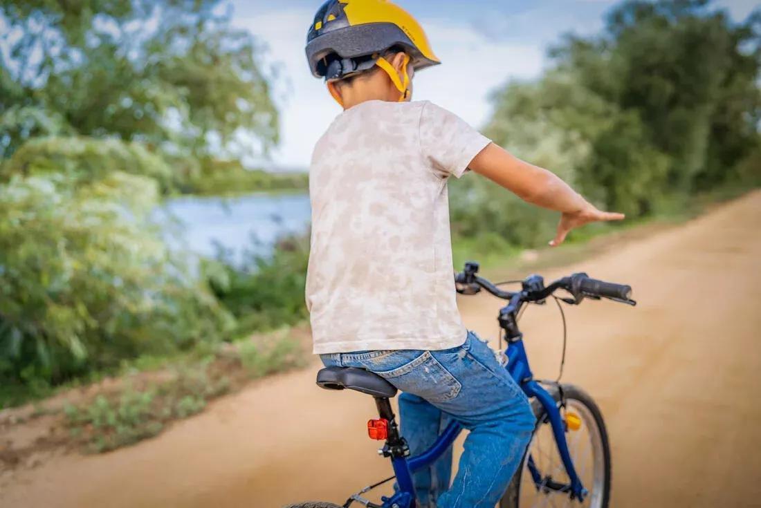 Unisex Kids Helmet, Yellow, No Color, large image number 3