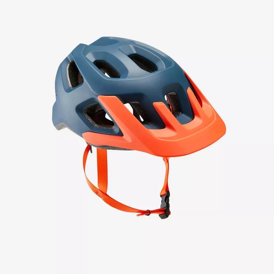 Kids Unisex Bike Helmet - Expl 500, Blue, No Color, medium