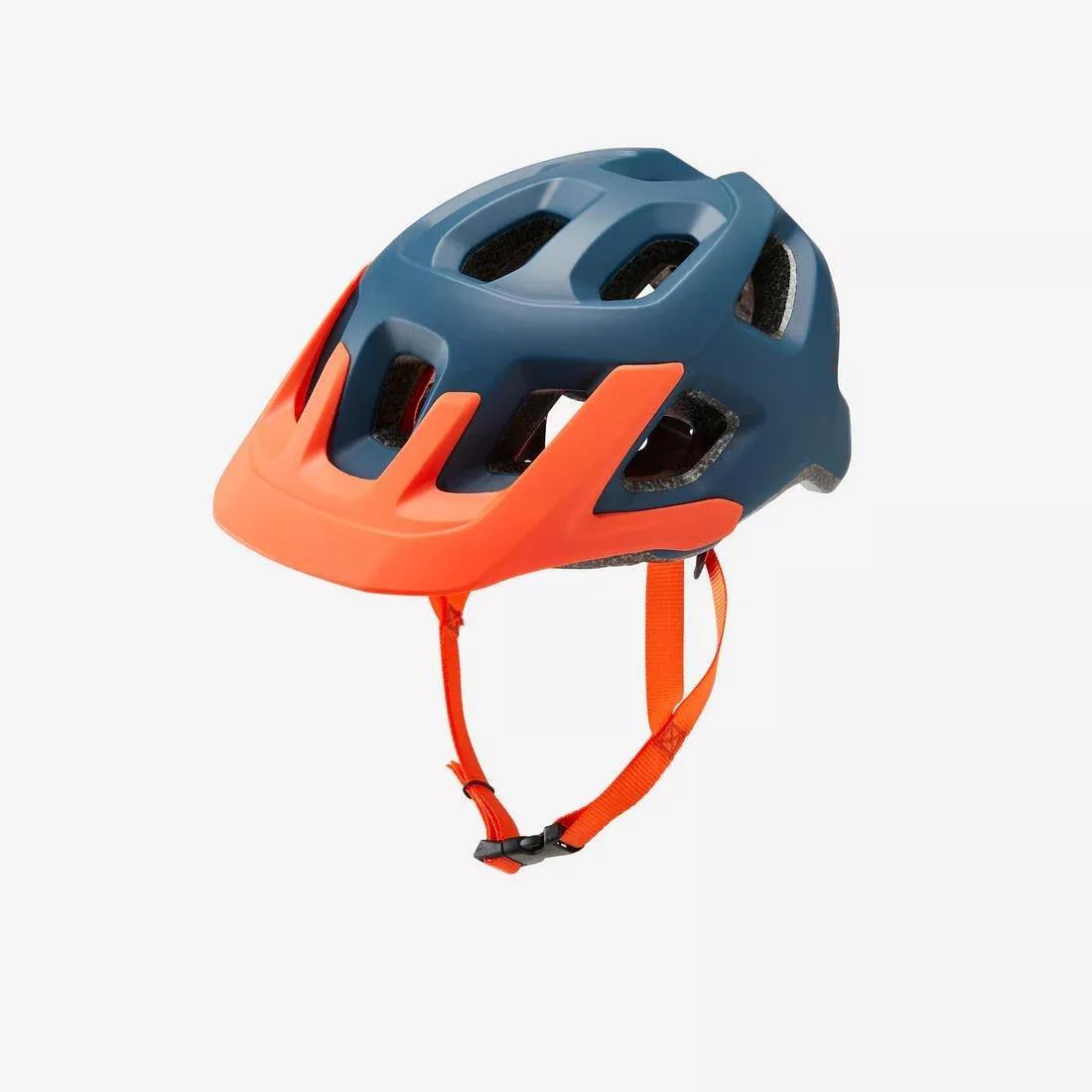 Kids Unisex Bike Helmet - Expl 500, Blue, No Color, medium