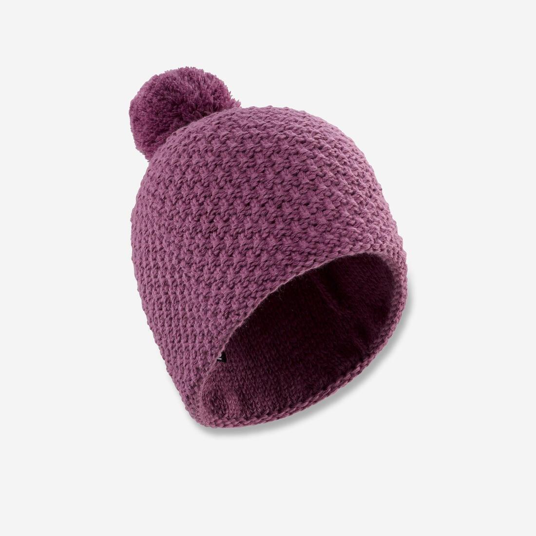 MAUVE ADULT SKI HAT MADE IN FRANCE - TIMELESS, No Color, large image number 1