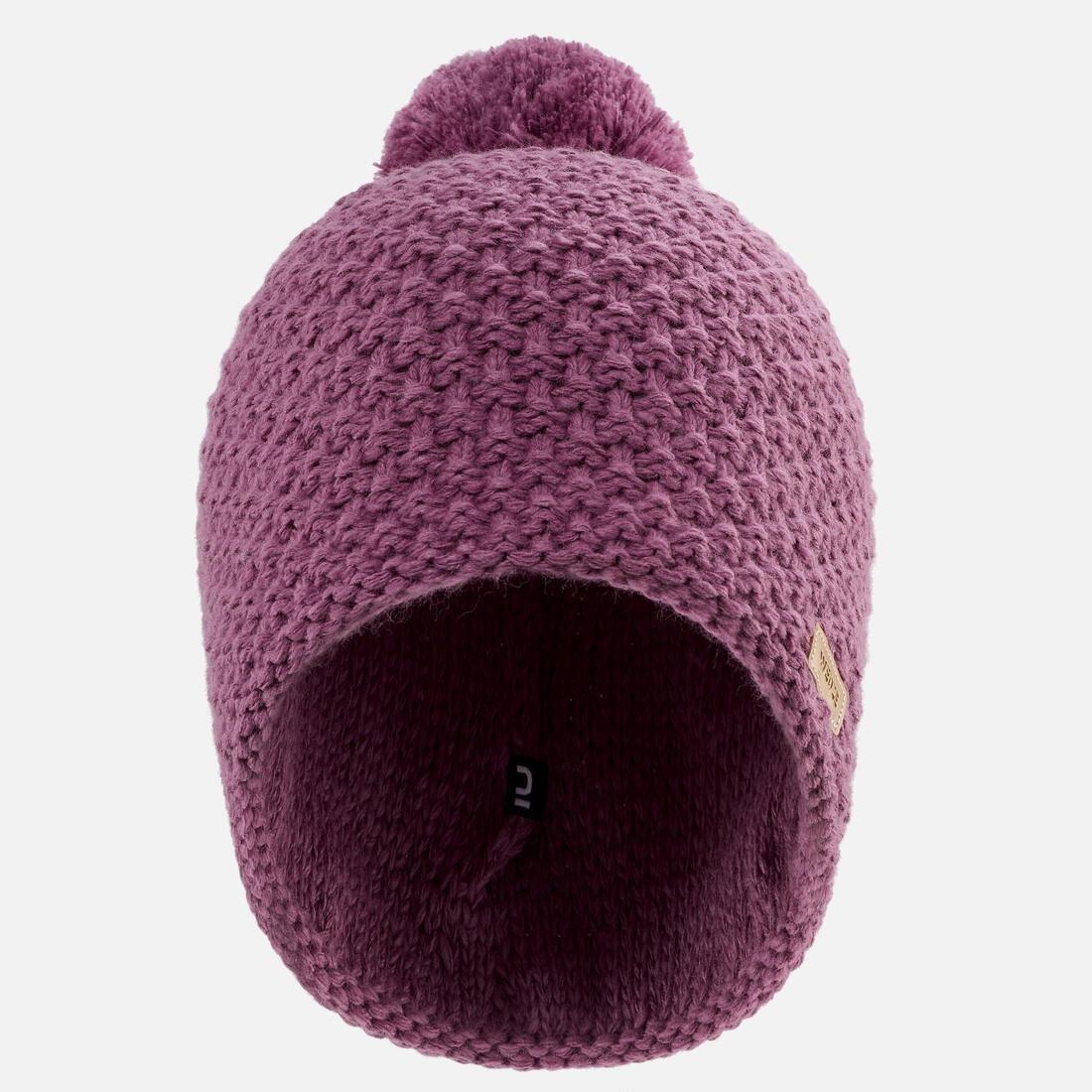 MAUVE ADULT SKI HAT MADE IN FRANCE - TIMELESS, No Color, large image number 4