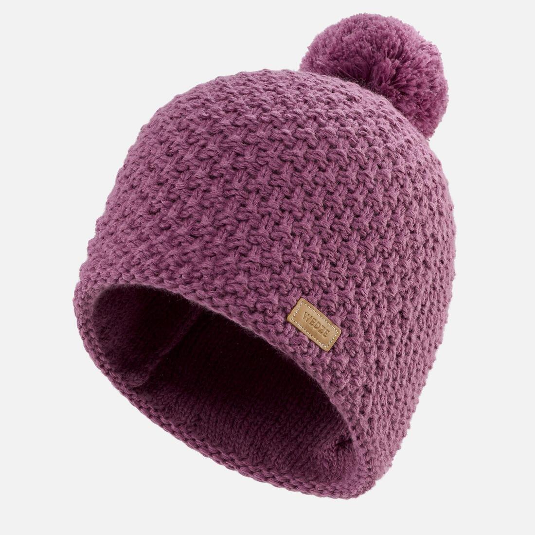 MAUVE ADULT SKI HAT MADE IN FRANCE - TIMELESS, No Color, large image number 5