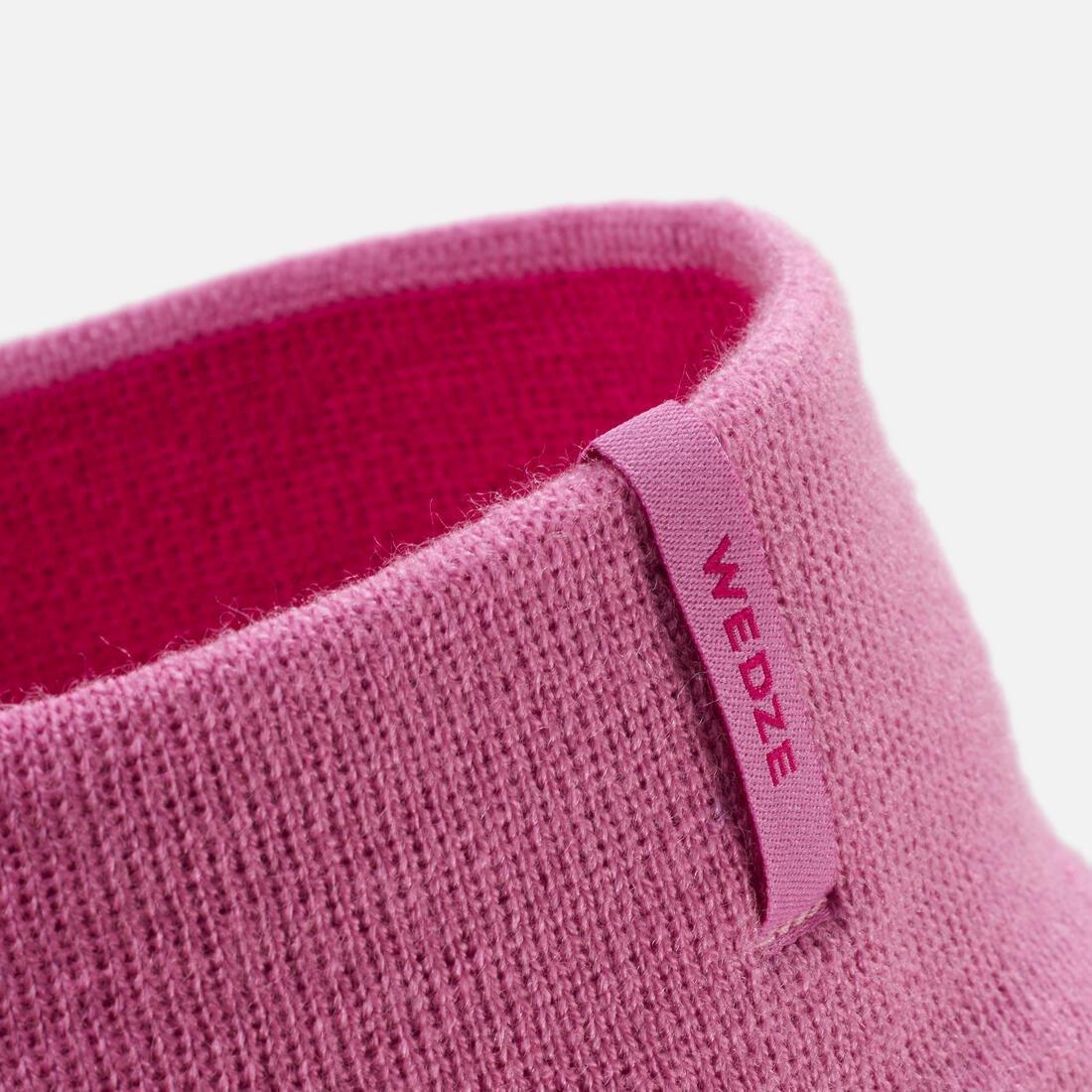 Kids Girls Reverse Skiing Headband, Pink, No Color, large image number 7