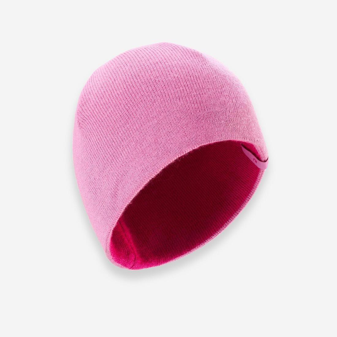 Kids Unisex Ski Hat - Reverse, Pink, No Color, large image number 0