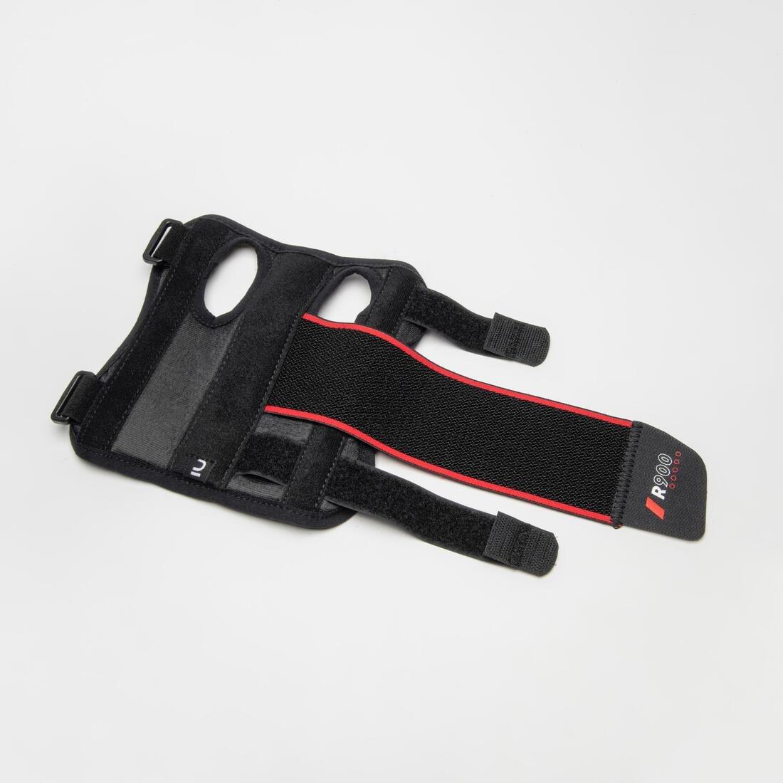 Unisex Left/Right Wrist Support Strap - R900, Black, , large image number 2