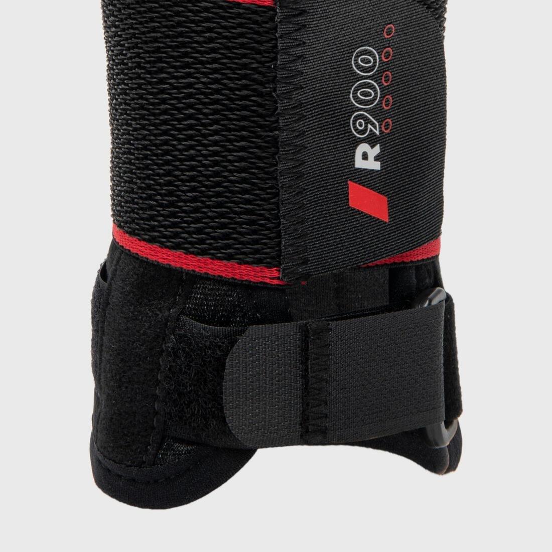 Unisex Left/Right Wrist Support Strap - R900, Black, No Color, large image number 6