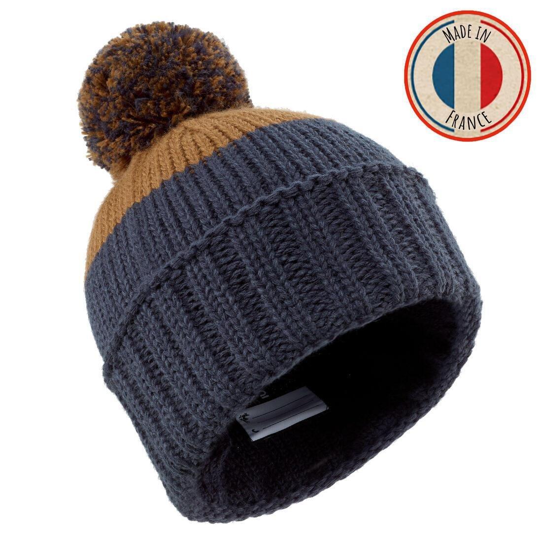 MACCHIATO BROWN KIDS' SKI HAT  MADE IN FRANCE - GRAND NORD, No Color, large image number 3