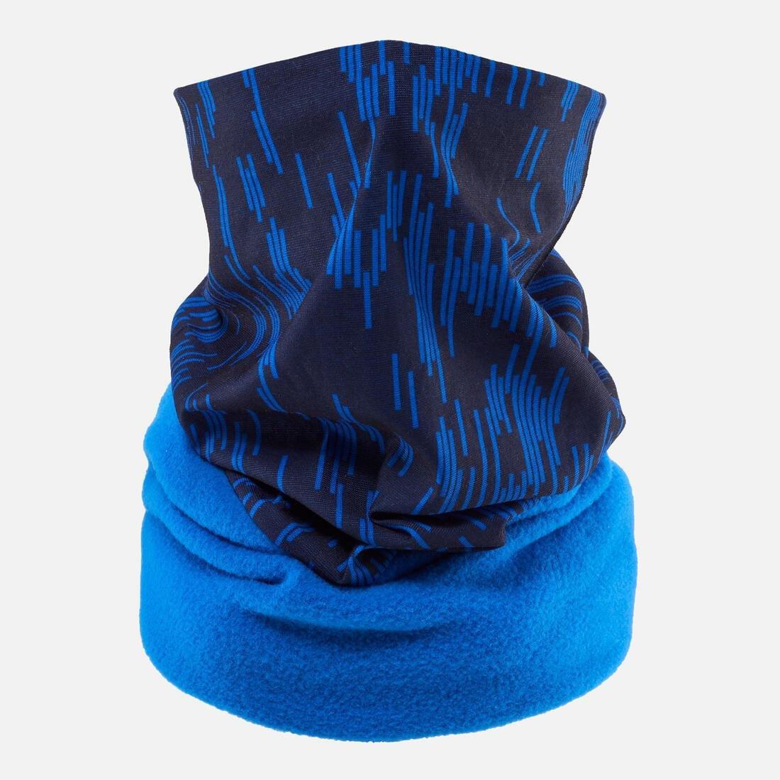 Kids Unisex Neckwarmer, Blue, No Color, large image number 3