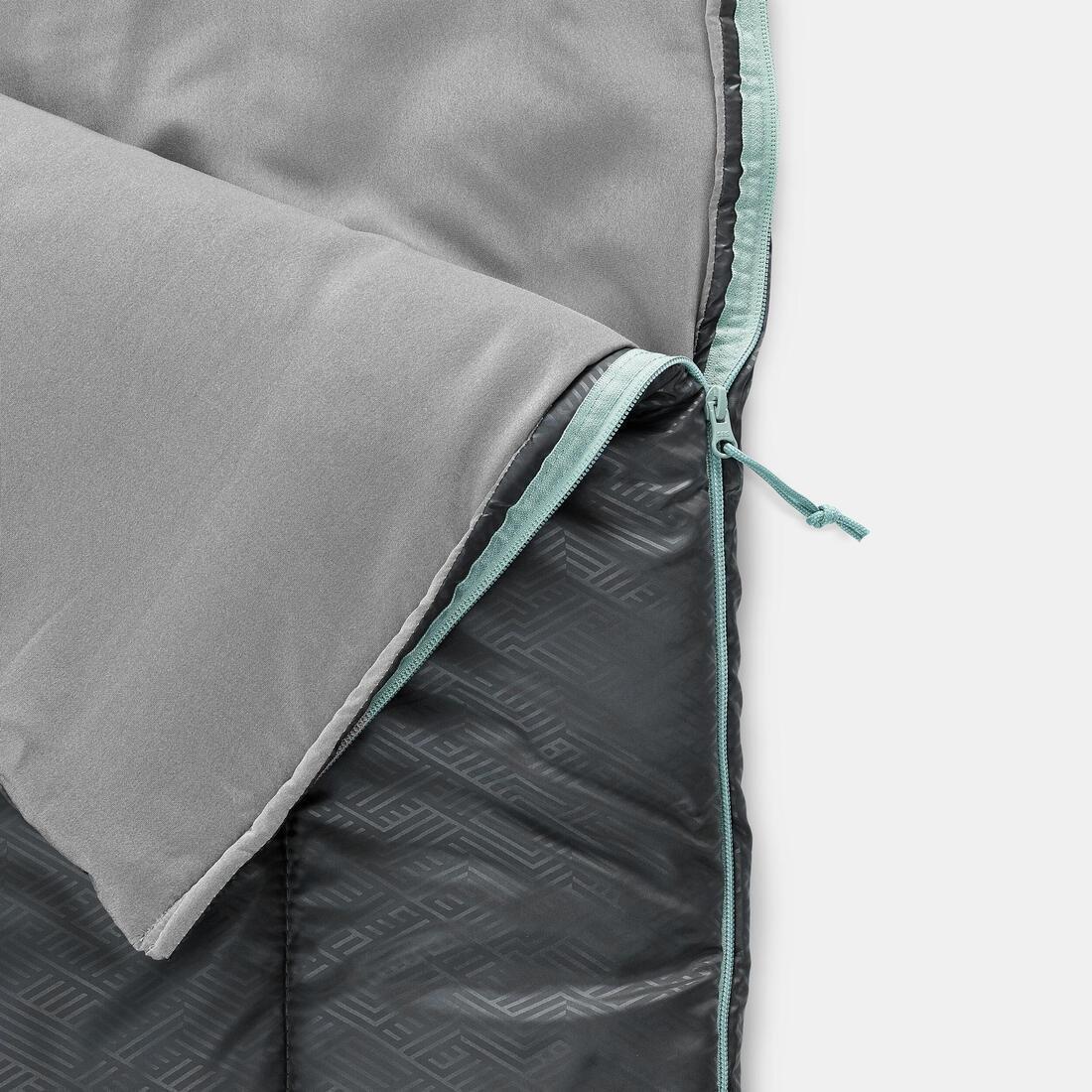 Camping Sleeping Bag - Arpenaz, Grey, No Color, large image number 4