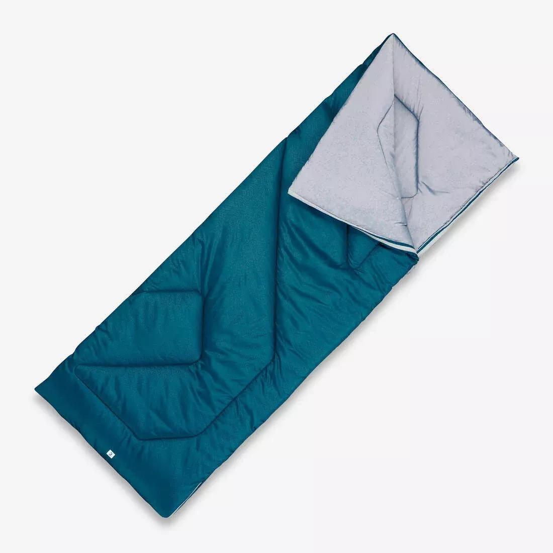 Camping Sleeping Bag - Arpenaz, Navy, No Color, large image number 2