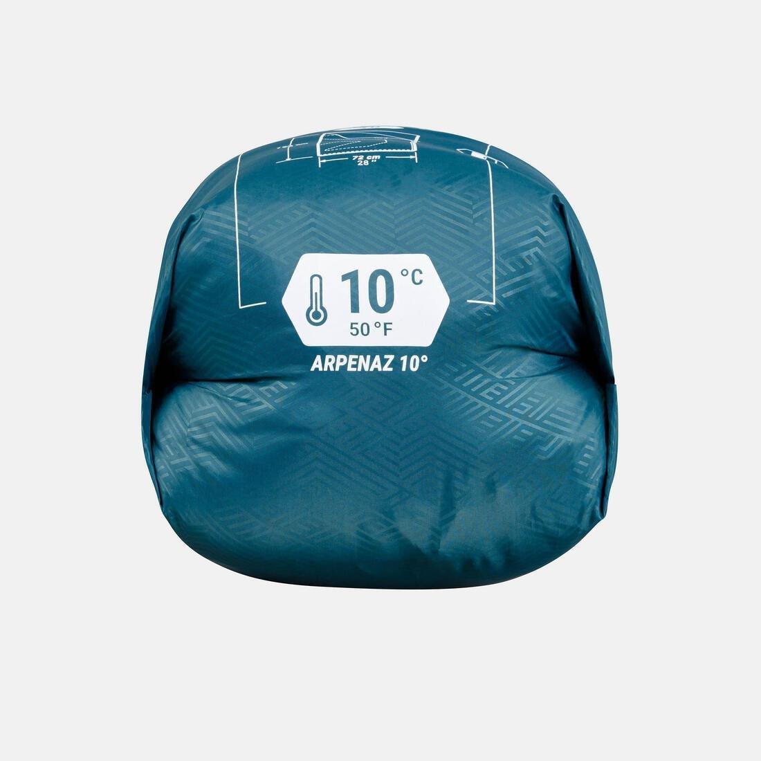 Camping Sleeping Bag - Arpenaz, Navy, No Color, large image number 11