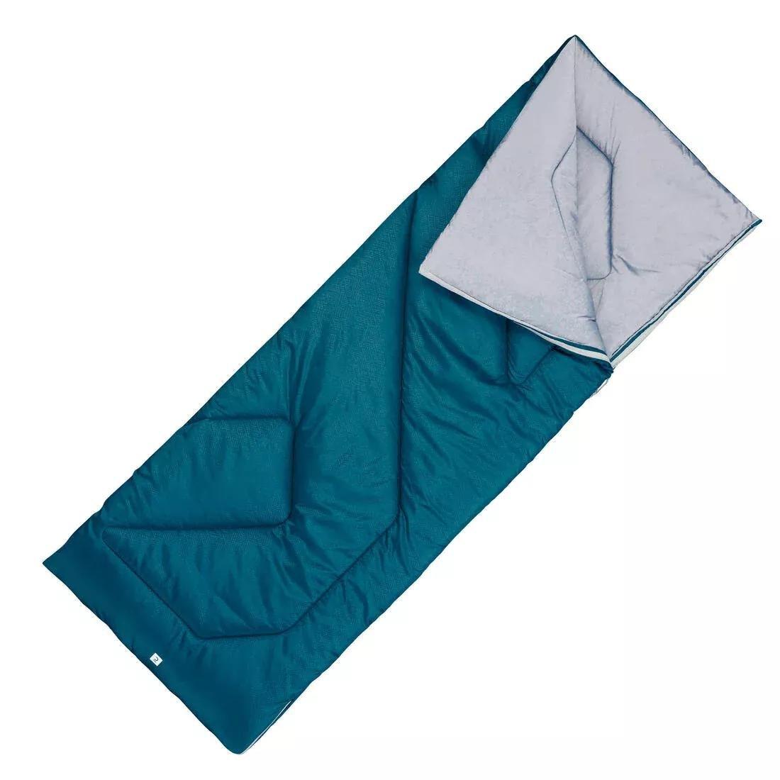 Camping Sleeping Bag - Arpenaz, Blue, No Color, large image number 2