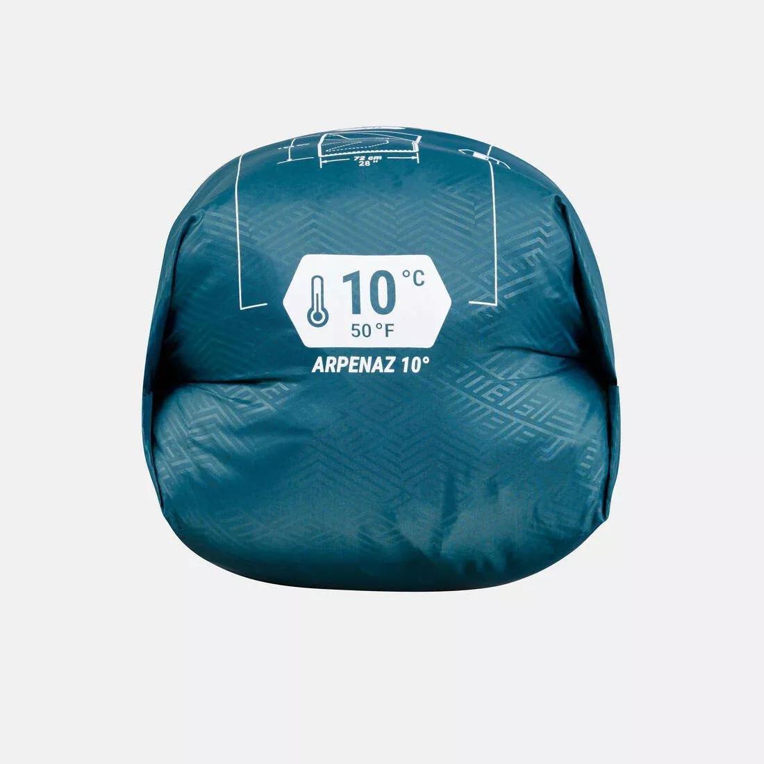 Camping Sleeping Bag - Arpenaz, Blue, No Color, large image number 11