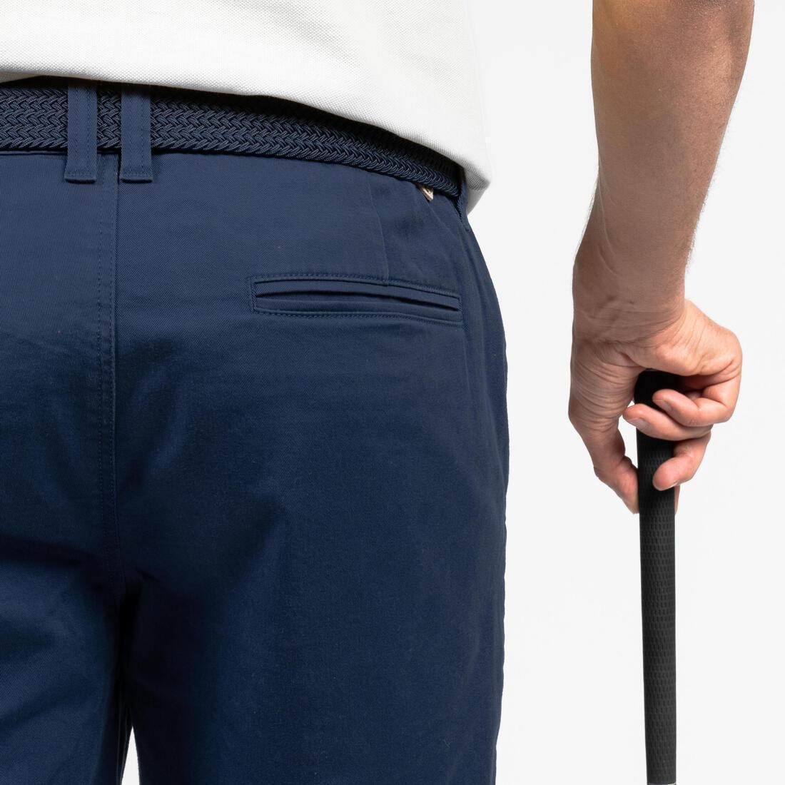 Men Golf Cotton Chino Shorts - Mw500, White, , large image number 12