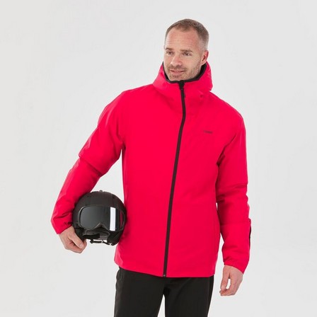 WEDZE - Men Ski Jacket - 100, Red