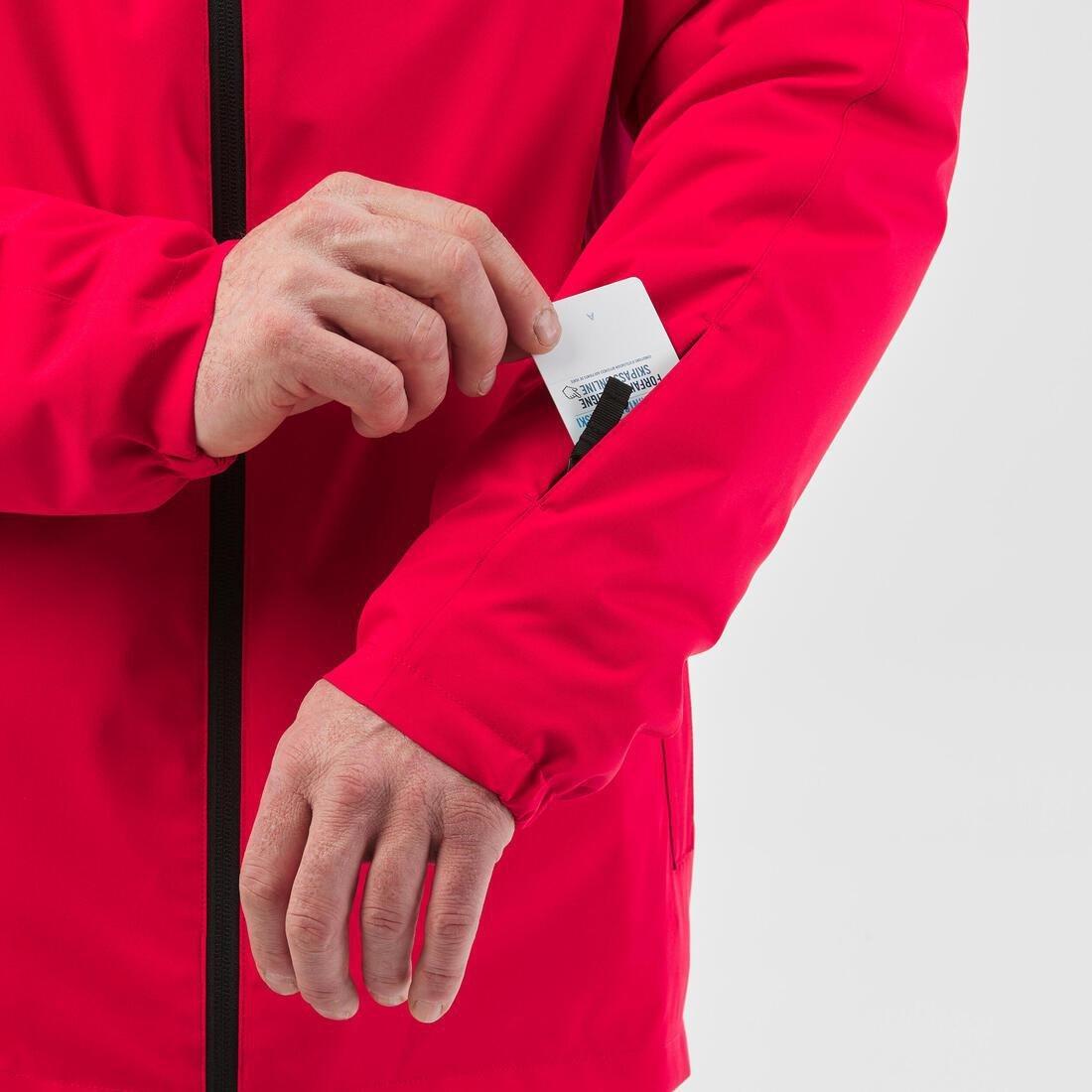 Men Ski Jacket - 100, Red, , large image number 5