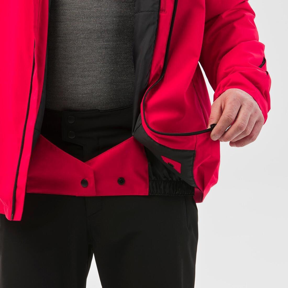 WEDZE - Men Ski Jacket - 100, Red