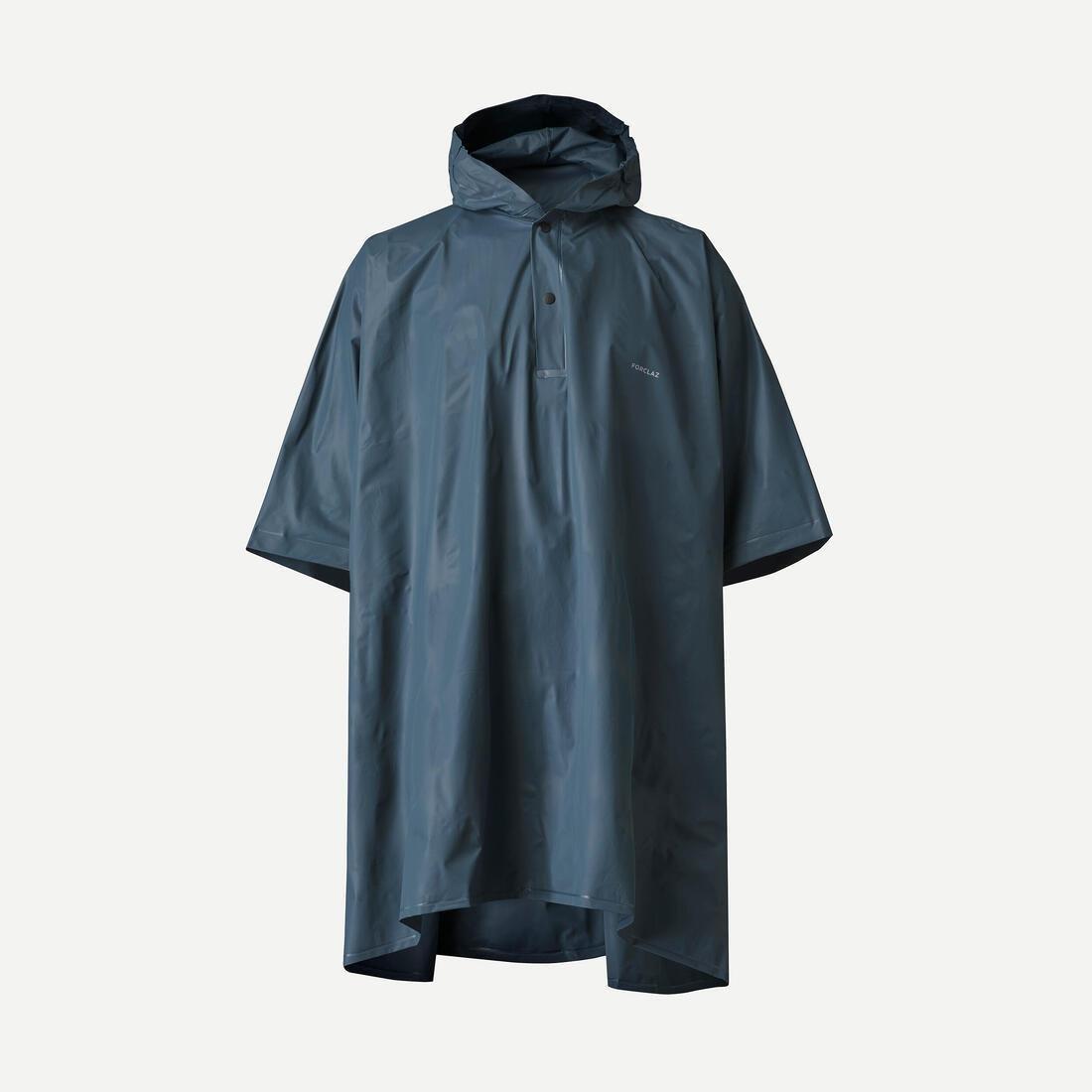 FORCLAZ - 10 L Hiking Rain Poncho - Forclaz Mt 50, Grey