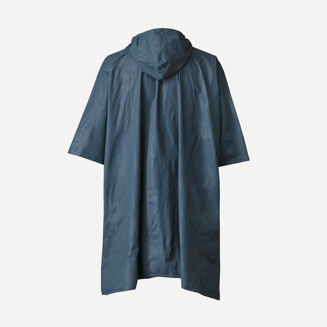 Unisex Hiking Rain Poncho - Forclaz Mt 50 - 10 L, Grey, , large image number 1