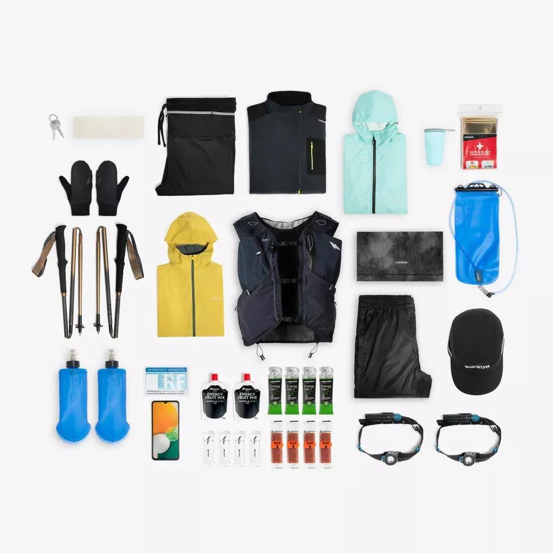 Unisex Trail Running Bag 2 L Water Bladder Included - KIPRUN 900 15 L, Beige, No Color, medium