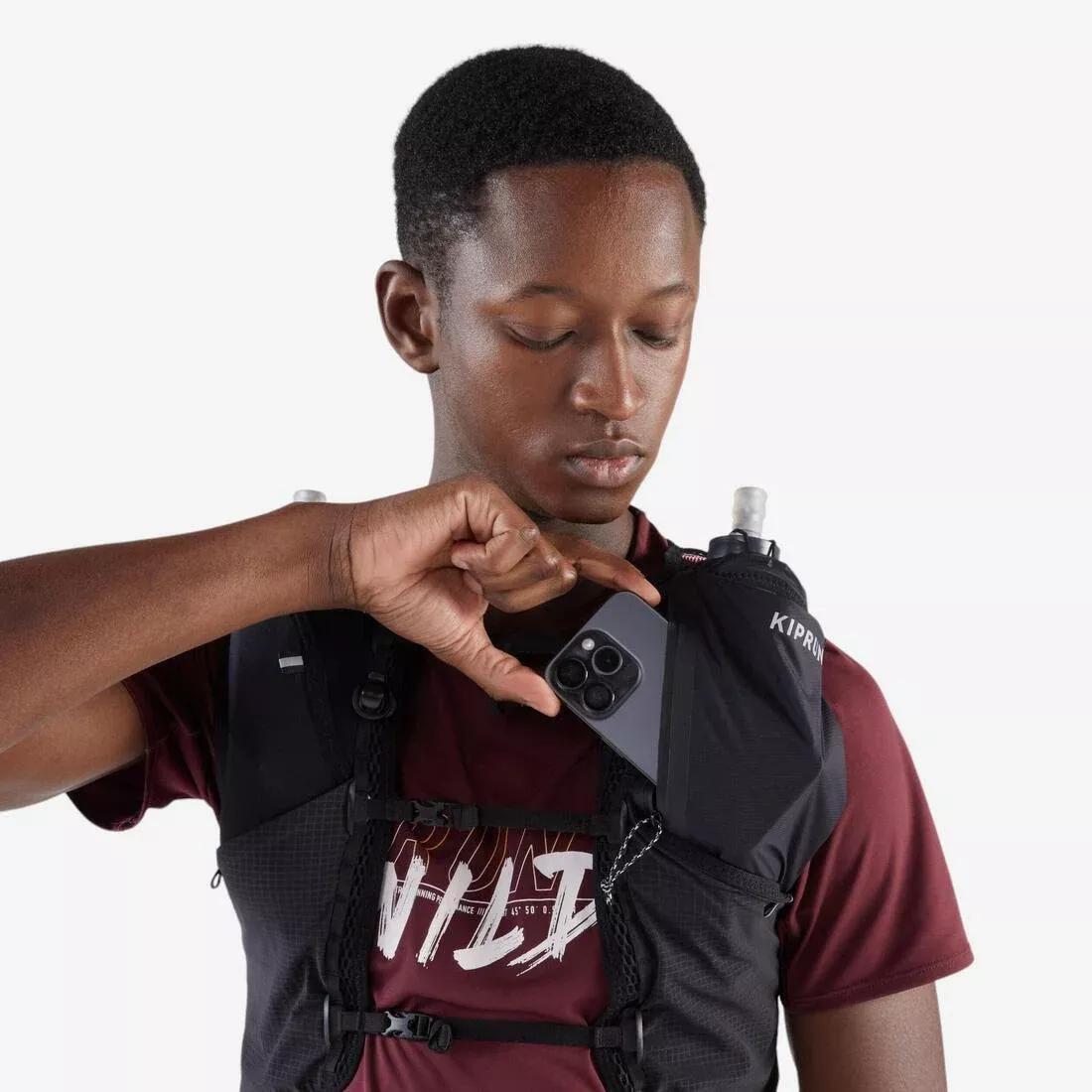 KIPRUN--TRAIL ULTRA BAG 15L SS 25 NOIR, No Color, large image number 6