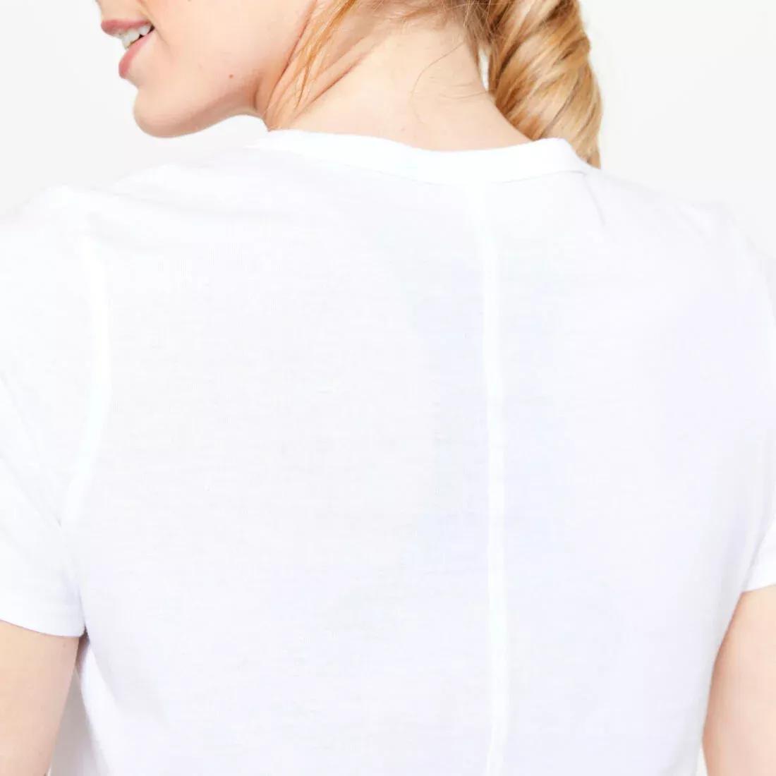 Women Fitness T-Shirt - 100, White, , large image number 5