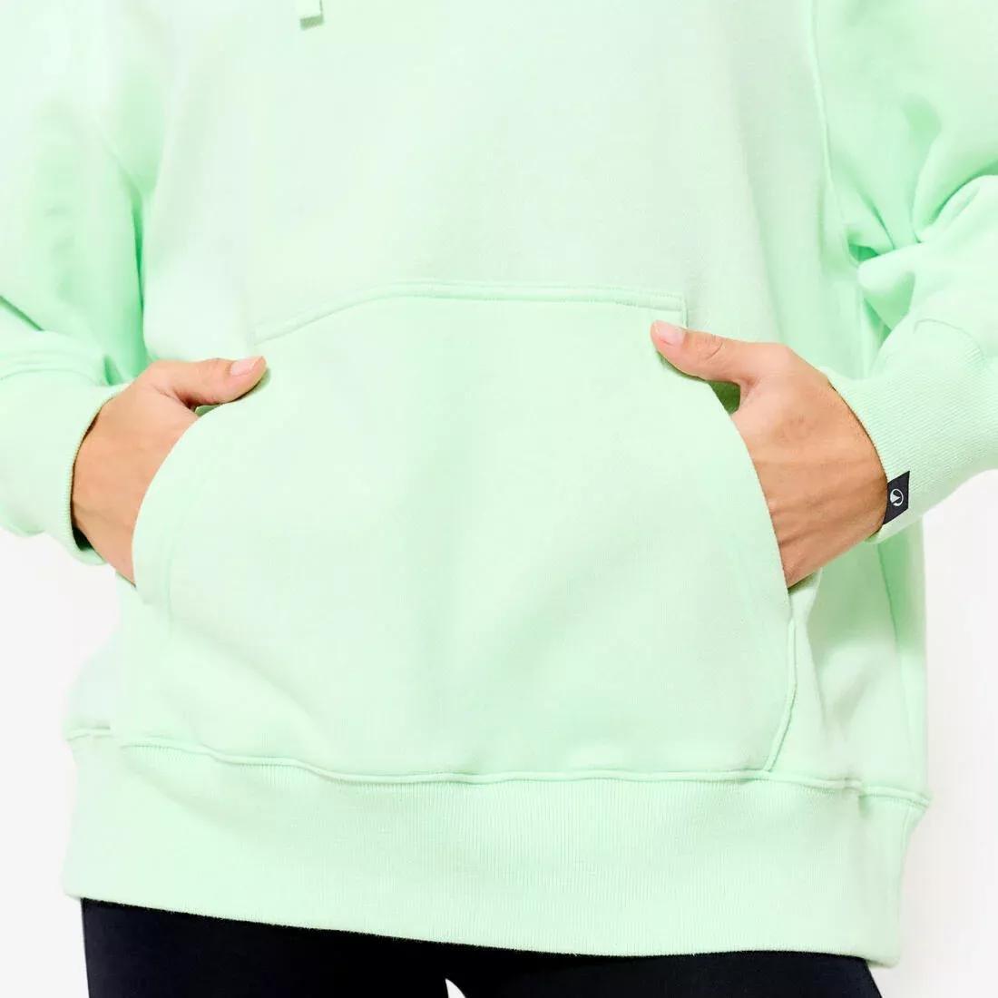 Women Oversized Fitness Hoodie - 520 Light, Green, No Color, large image number 3
