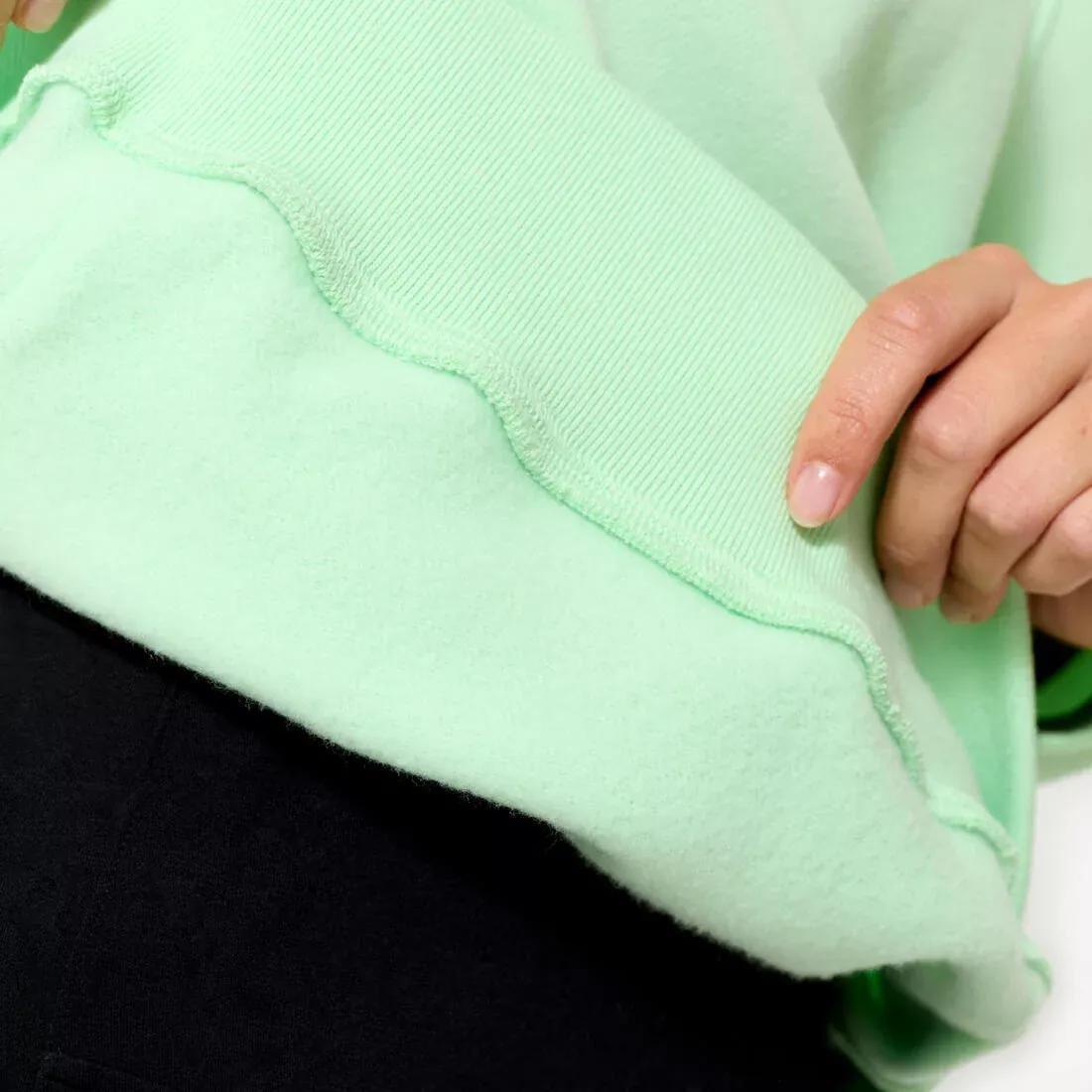 Women Oversized Fitness Hoodie - 520 Light, Green, No Color, large image number 8