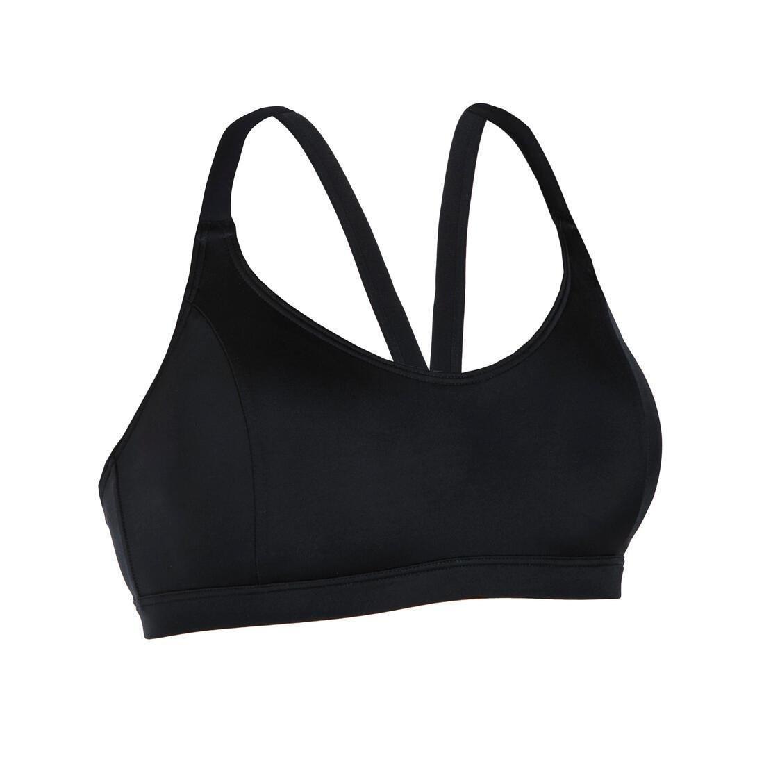 Women Bikini Swimsuit Top Vega Leo, Black, , large image number 6