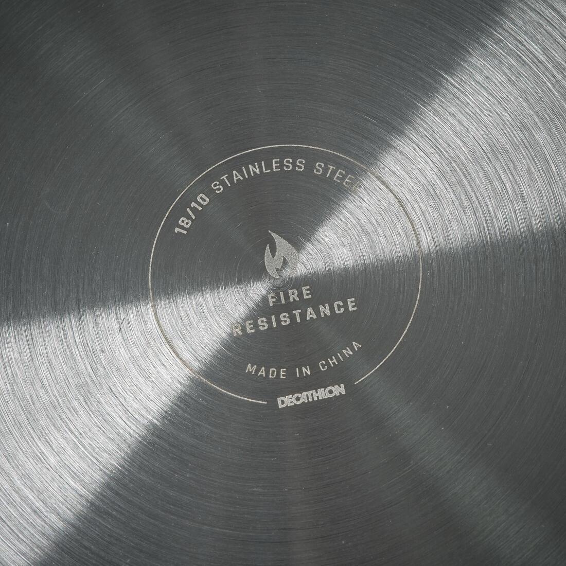 Plancha Pan Over Fire On Tripod 30cm Bushcraft Stainless Steel, Grey, 5401_000, large image number 5