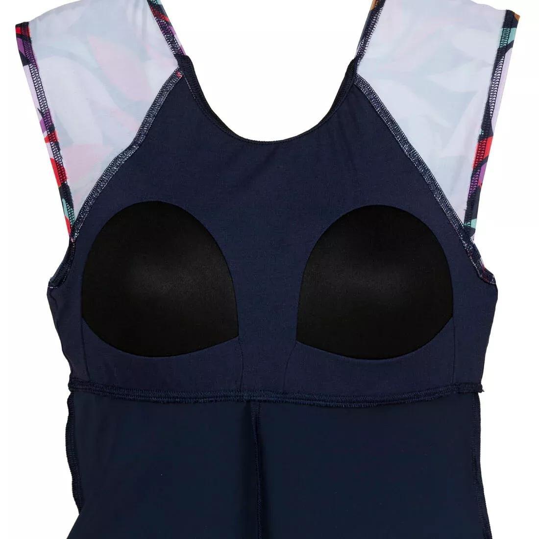 Women One-Piece Swimsuit Una Astra, Navy, No Color, large image number 5