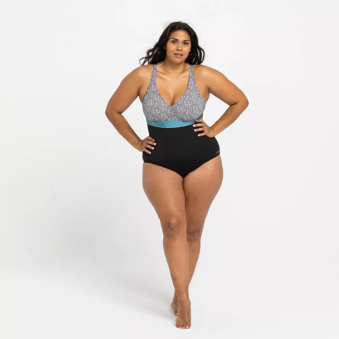 Women Body-Sculpting One-Piece Swimsuit - Kaipearl Triki Mipy, Black, , large image number 14