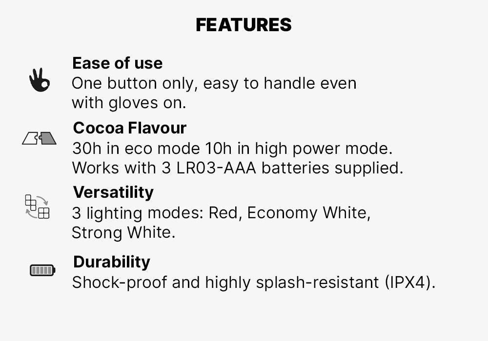 Battery Torchlight - 100 Lumen - Tl100, Red, No Color, medium