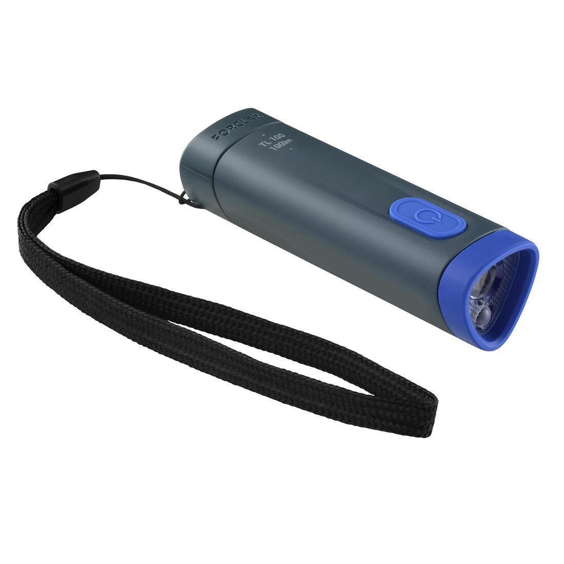 FORCLAZ - Battery Torchlight - 100 Lumen - Tl100, Blue