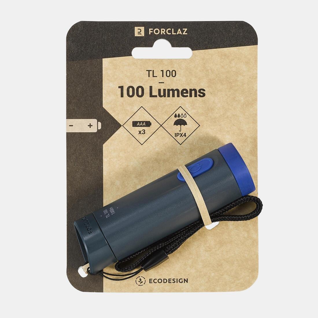 FORCLAZ - Battery Torchlight - 100 Lumen - Tl100, Blue