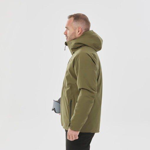 Men Warm Ski Jacket - 500, Khaki, , large image number 2