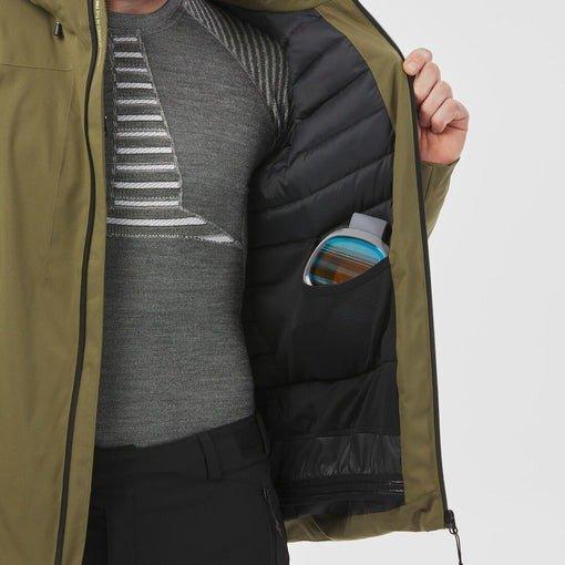 Men Warm Ski Jacket - 500, Khaki, , large image number 8