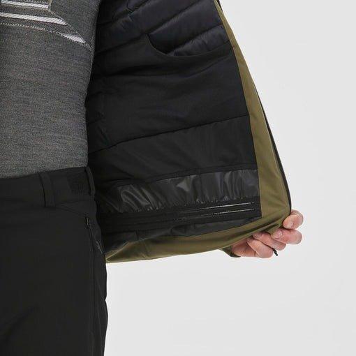 WEDZE - Men Warm Ski Jacket - 500, Khaki