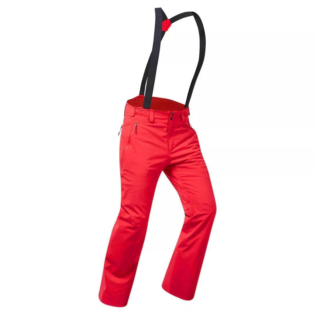 Men Warm Ski Trousers - 580, Red, No Color, large image number 1